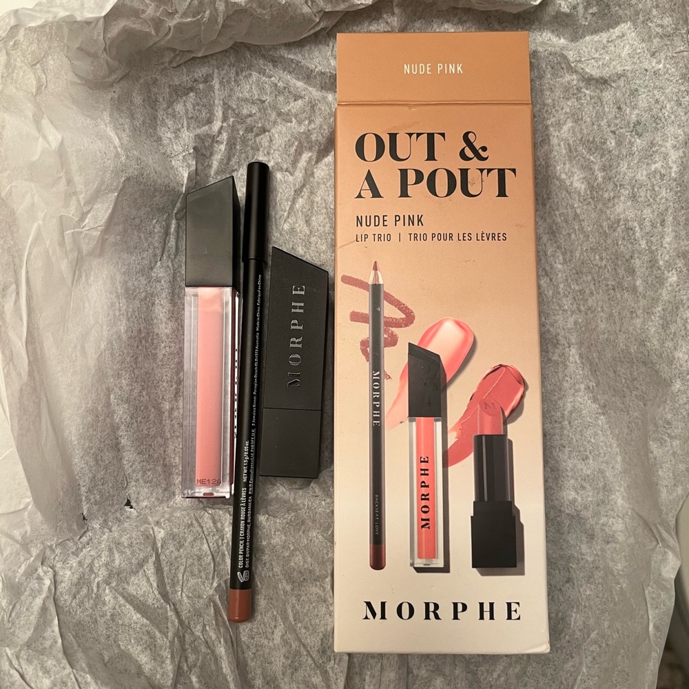 Morphe Nude Pink Lip set never used or swatched